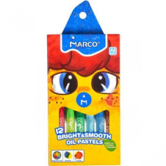 Пастель масляна 12 кольорів «Marco» (12/72)