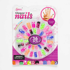 Набор ногтей C 3287 (576/2) 2 размера, 36 штук, на листе.
