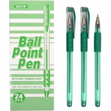 Ручка масляная 501P Original зеленая