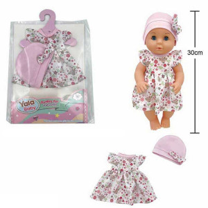 Одяг для пупса YLC 330 Q (120) на пупса висотою 30-35 см, в пакеті