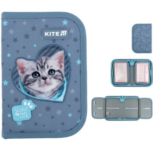 Пенал-книжка з двома відворотами, 20,5х14х4 см Studio Pets SP25-622-3 Kite