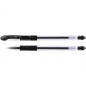 Ручка гелевая ECONOMIX FIRST 0,5 мм, черная