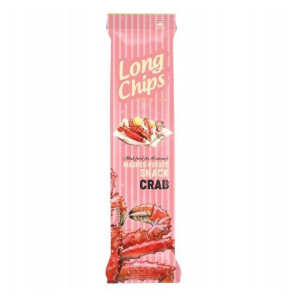 LONG CHIPS 75г чипсы краб (ящ 20шт) Штрих код 4750127000372