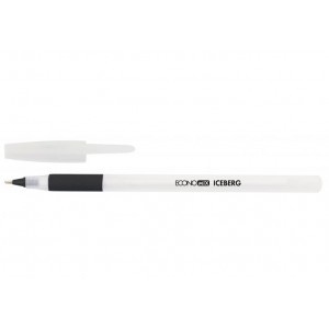 Ручка масляная ECONOMIX ICEBERG 0,7 мм, пишет черным