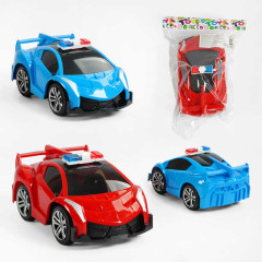 Машина 12017-4 (240/2) "Полиция", 2 цвета, инерция, 17 см, в пакете