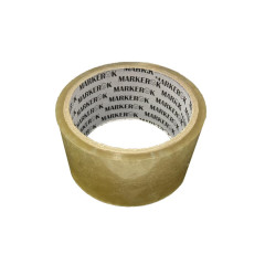 Клейкая лента MarkerOK (скотч) прозрачная 25м x 48мм x 50мкм