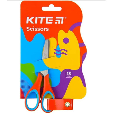 Ножиці  дитячі з гум. вставками, 13см Kite Fantasy