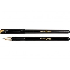Ручка гелевая OPTIMA FINANTIAL 0,5 мм, пишет черным