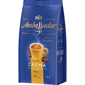 Кофе в зернах Ambassador Crema 1кг.