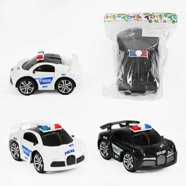Машина 12017-5 (240/2) "Полиция", 2 цвета, инерция, 17 см, в пакете
