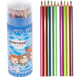 Олівець 48 кольори в тубусі 6484