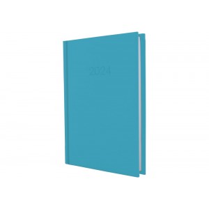 Дневник датированный, SATIN, голубой, А5