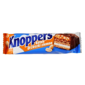 Knopers батончик арахисовый 40г (ящ 24шт) Штрих код 40144467