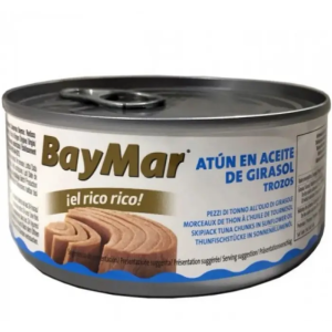 Тунец в подсолнечном масле BAY MAR Atun en oli de girasol, 160 г (ж.б.) 24 шт/ящ. 222060