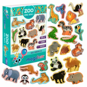Магнитная игра ML4031-05 EN (70) "Zoo", 20 магнитов, "Magdum"