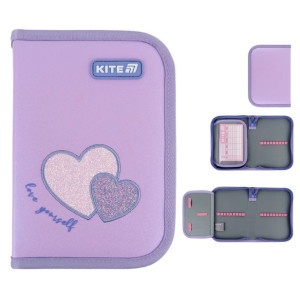 Пенал Kite 1 від., 1 відв., без наповнення 621 Sweetheart