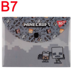 Папка-конверт В7, на кнопке Minecraft 492262 Yes