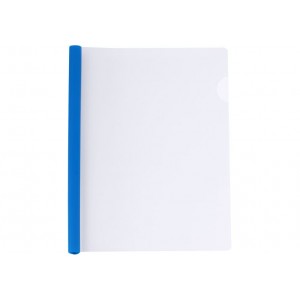 Папка А4 Economix с планкой-зажимом 6 мм (2-35 листов), синяя