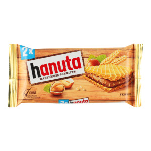 Ferrero Hanuta вафли ореховые 44г (ящ 18шт) Штрих код 8000500273555