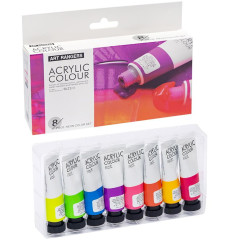 Фарби 22мл "Art Ranger" 8 кольорів "Acryliс NEON" FEA0822-N
