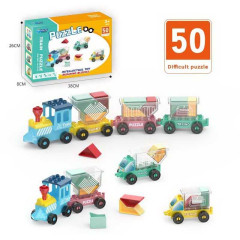 Поезд логический 92810 (24) книга с заданиями, 5 уровней сложности, в коробке