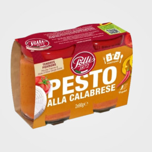Соус Pesto POLLI alla calabrese, 2*90г, 6шт/ящ