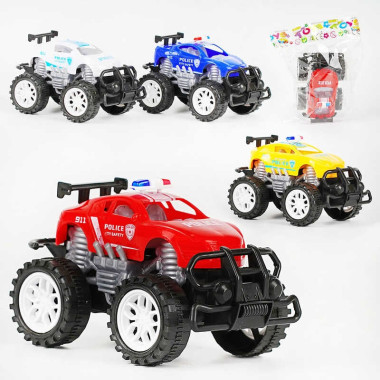 Джип 069-3 (420/2) 4 цвета, инерция, в пакете, ВЫДАЕТСЯ ТОЛЬКО МИКС ВИДОВ