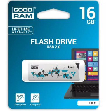 флеш-драйв GOODRAM UCL2 16 GB White