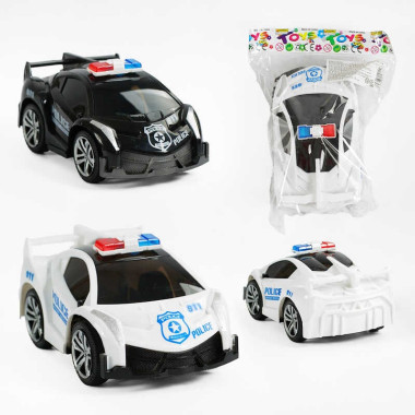 Машина 12017-6 (240/2) "Полиция", 2 цвета, инерция, 17 см, в пакете