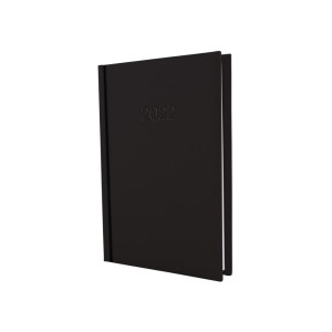 Дневник датированный, SATIN, черный, А5 линия 352 стр