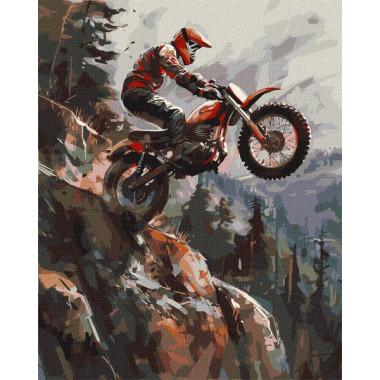 Картина за номерами "Екстрим у горах" 40х50см