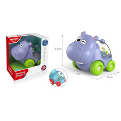 Каталка НЕ ​​8059 (96/2) бегемотик, в коробке