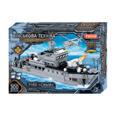 Конструктор "Военная техника" 83539 (24) "Teko", 300 деталей, патрульный катер "Сумы", в коробке