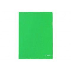 Папка-уголок А4 Economix, 180 мкм, фактура глянец, зеленый