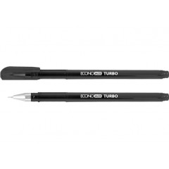 Ручка гелевая ECONOMIX TURBO 0,5 мм, черная