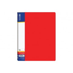 Папка А4 з 20 файлами Economix, червона E30602-03
