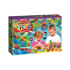 гр Тісто для ліплення Master Do TMD-03-05 коробка 18 кольорів, 20г. укр. (5) Danko toys