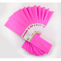 Бумага гофрированная светло-розовая 55% (50см*200см)