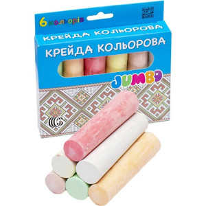 Мел 6 цветов JAMBO "С"