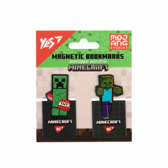 Закладки магнітні, 2 шт в наборі Minecraft 708397 Yes