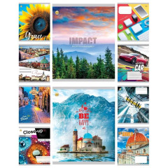 Зошит 96 арк. лінія Люкс ТЕ12742 Мікс 96ЛінЛюкс2, 10/120 10к.