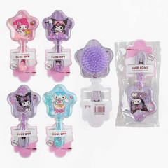 Щетка для волос C 71813 (360) 4 вида, прозрачный корпус с блестками, в пакете, ВЫДАЕТСЯ ТОЛЬКО МИКС ВИДОВ