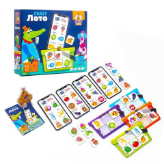Гра настільна Crazy Лото Шопінг - / укр / VT 8055-09 (12) Vladi Toys