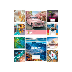 Зошит 96 арк. лінія Люкс ТЕ12741 Мікс 96ЛінЛюкс1, 10/120 10к.