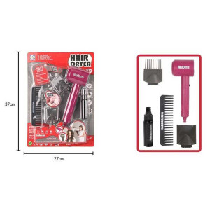 Набір перукаря YF 820-6 (60/2) функціональний фен, на батарейках, аксесуари, на листі