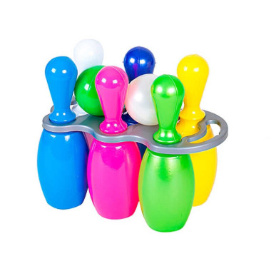 грКеглі малютки з ручкою  №9 024/5 (10) BAMSIC, в сітці