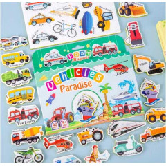 Магниты M 50544 (68) 42 элемента, "Транспорт", толщина: 0.5 см, мягкие магниты, в коробке