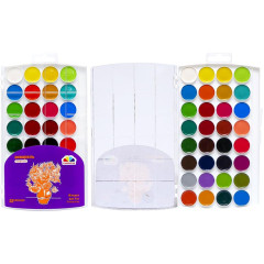 Набір фарб акварельних із 32 кольоровів без пензлика, Творчість