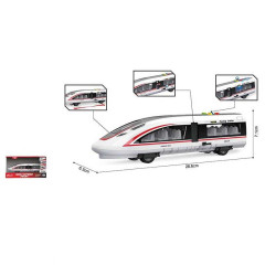 Поезд WY 971 A (36) звук, подсветка, инерция, открывающаяся дверь, в коробке