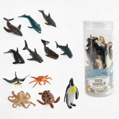 Набор животных E 051-3 (90) морские жители в тубе
